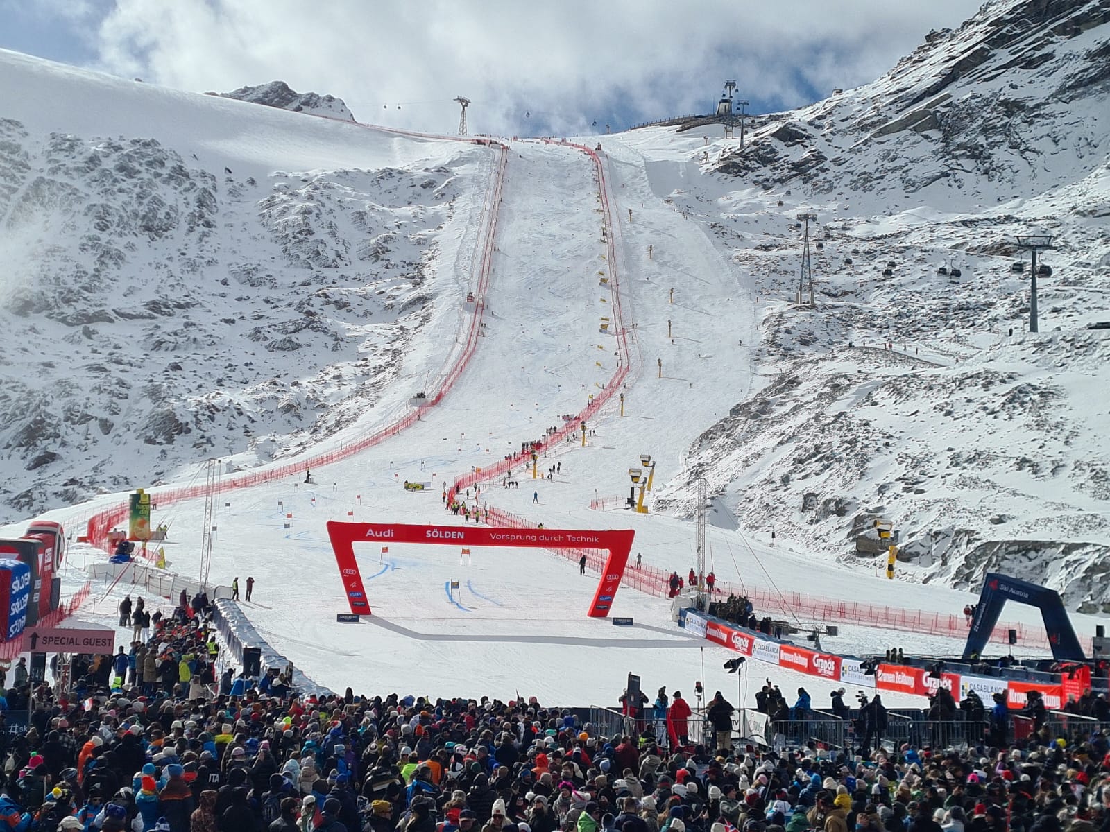 Ski World Cup race in Sölden, Austria