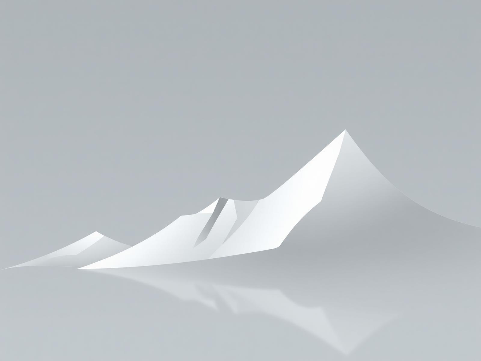 Abstract mountain landscape